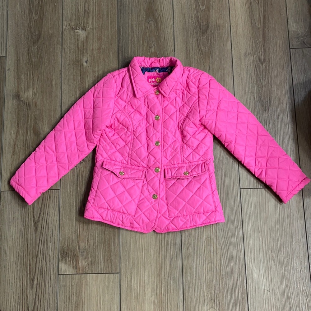 Pink girls(6x) fall/spring coat. New without tags.